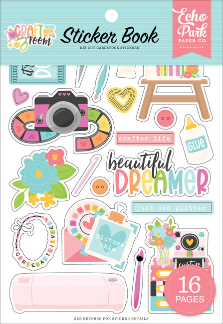 Craft Room Sticker Book