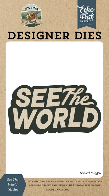 It's Time To Travel: See The World Small Die Set