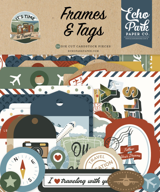 It's Time To Travel Frames & Tags