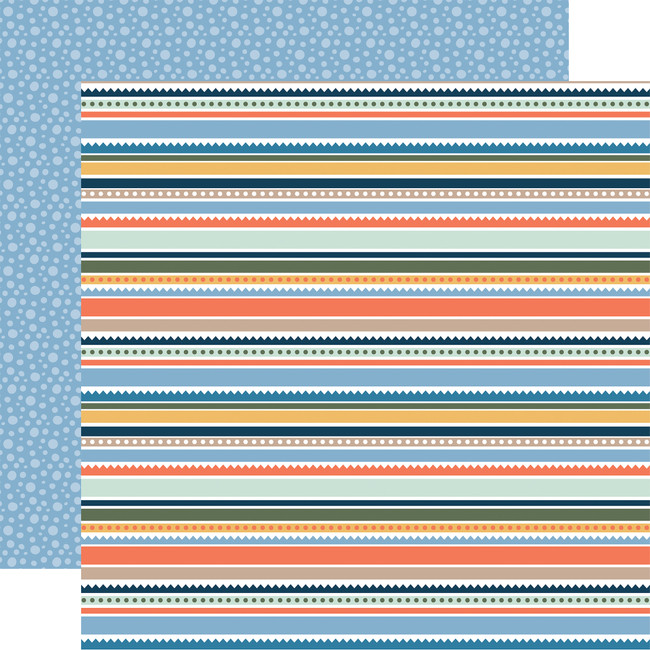 My Favorite Monster: So Very Cute Stripes 12x12 Patterned Paper