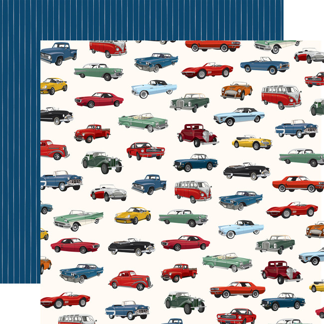 Cars: Classic Car Show 12x12 Patterned Paper