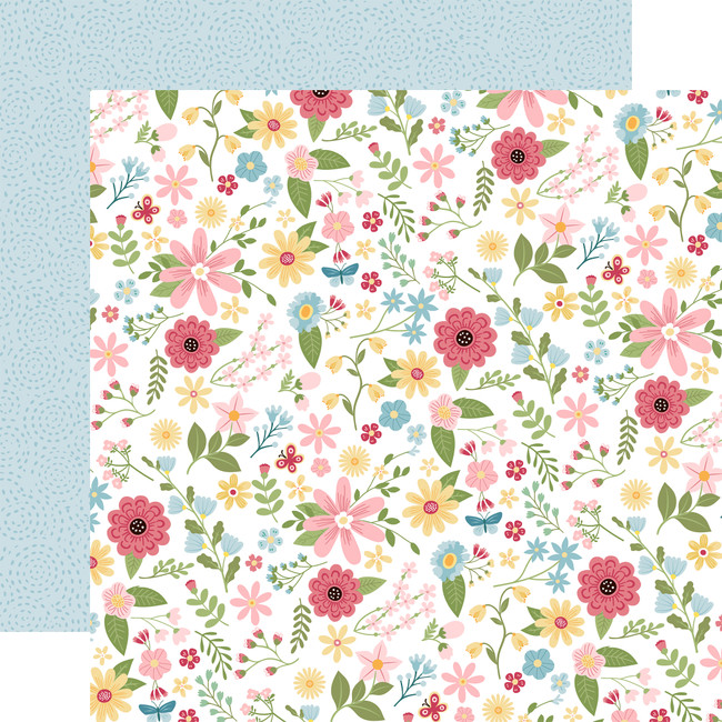 In Full Bloom: Full Bloom Floral 12x12 Patterned Paper