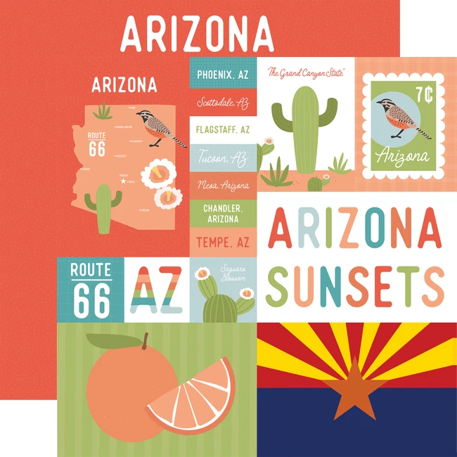 Our United States: Arizona 12x12 Patterned Paper
