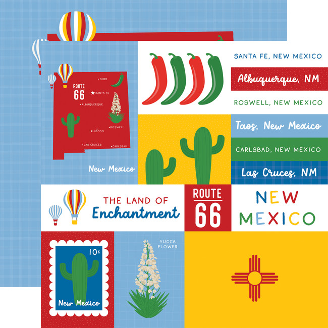 Our United States: New Mexico 12x12 Patterned Paper