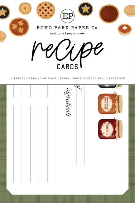 Americana Recipe Cards