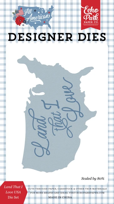 All American: Land that I Love USA Small Die Set