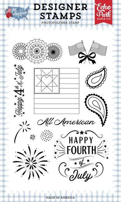 All American: Quilted Flag Stamp Set