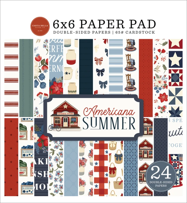 Americana Summer 6x6 Paper Pad