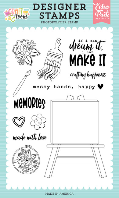 Craft Room: Blank Canvas Stamp Set