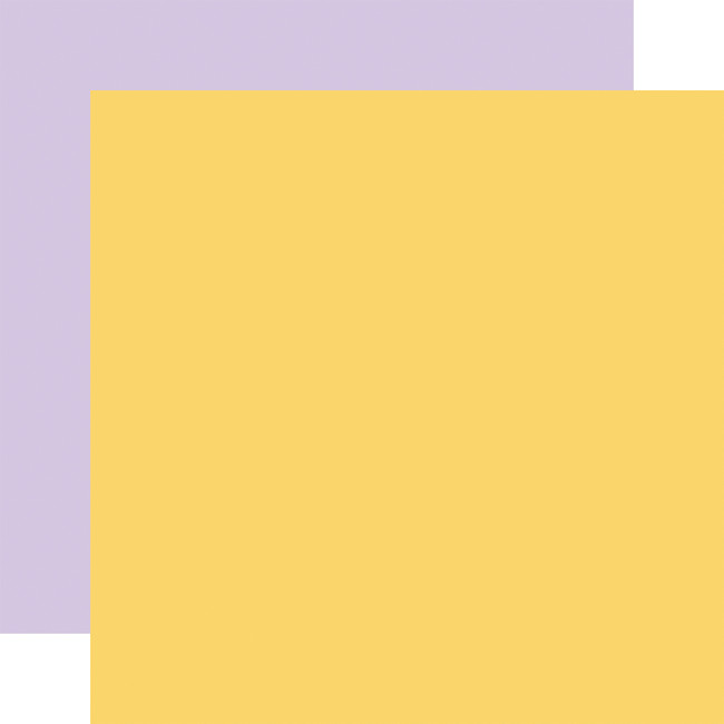 Our Groovy Summer: Yellow / Purple 12x12 Coordinating Solid Paper