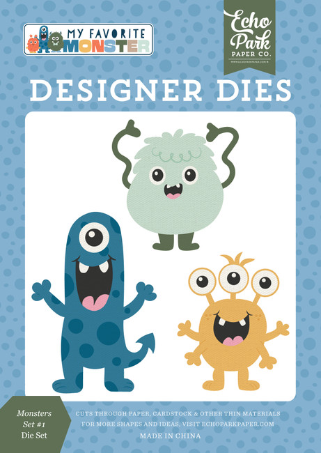 My Favorite Monster: Monsters Set #1 Medium Die Set