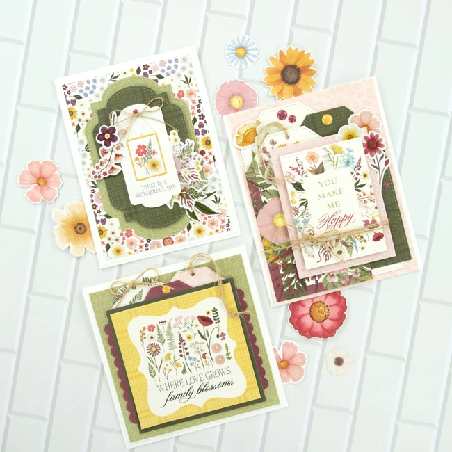 Pressed Floral Card Set Digital Instructions