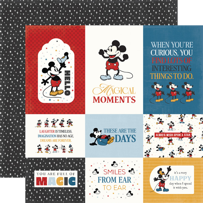 Mouse And Me: Multi Journaling Cards 12x12 Patterned Paper