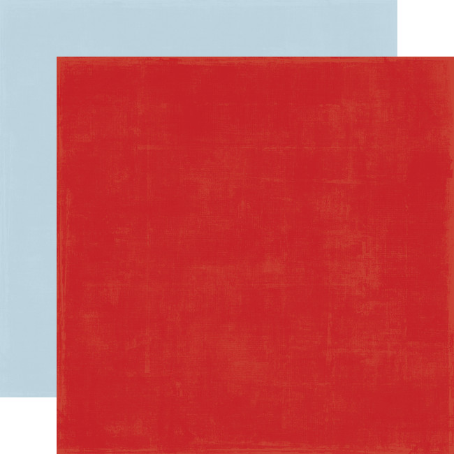 Mouse And Me: Red / Lt. Blue 12x12 Coordinating Solid Paper