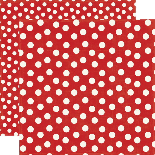 Mouse And Me: Red Dot 12x12 Patterned Paper