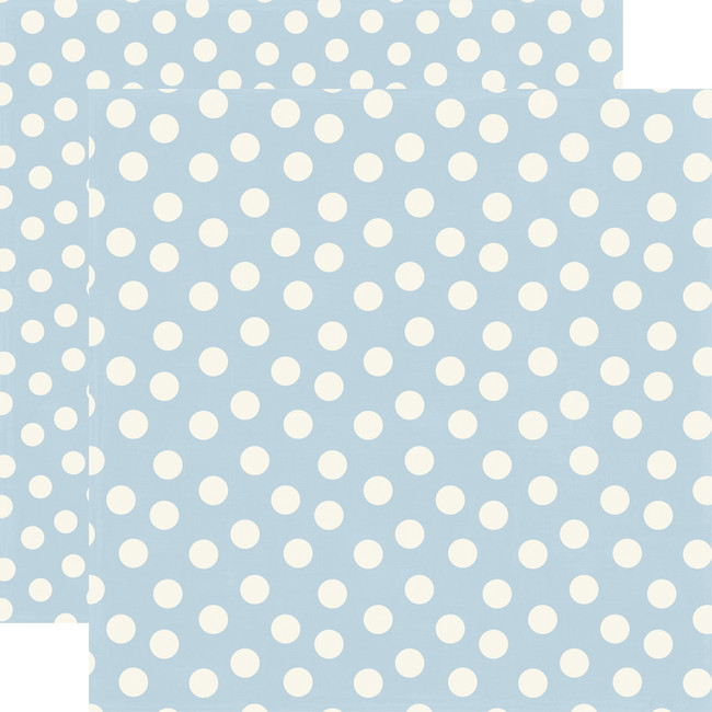 Mouse And Me: Light Blue Dot 12x12 Patterned Paper