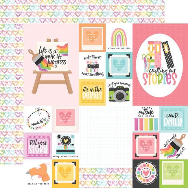 Craft Room: Multi Journaling Cards 12x12 Patterned Paper