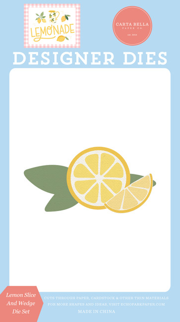 Lemonade: Lemon Slice And Wedge Die Set