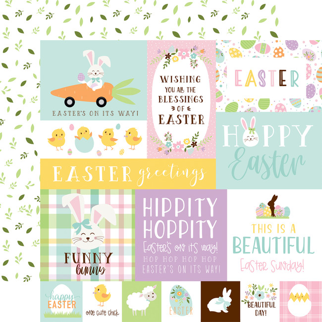 Welcome Easter: Multi Journaling Cards 12x12 Patterned Paper