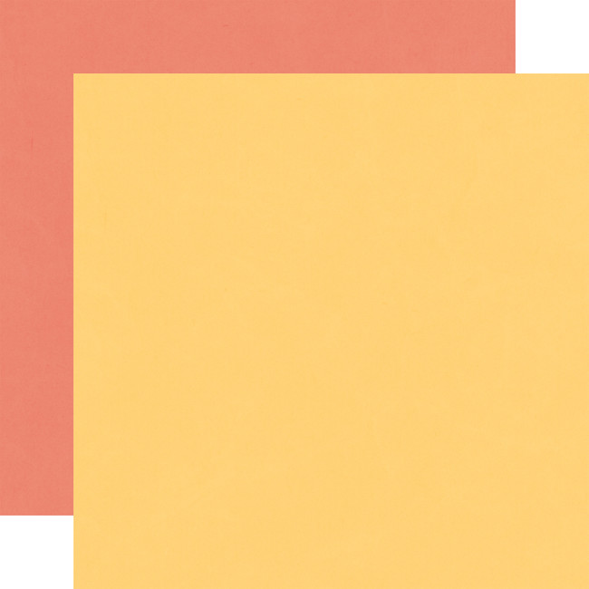 Cat Lover: Yellow / Pink 12x12 Coordinating Solid Paper