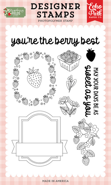Strawberry Fields: You're The Berry Best Stamp Set