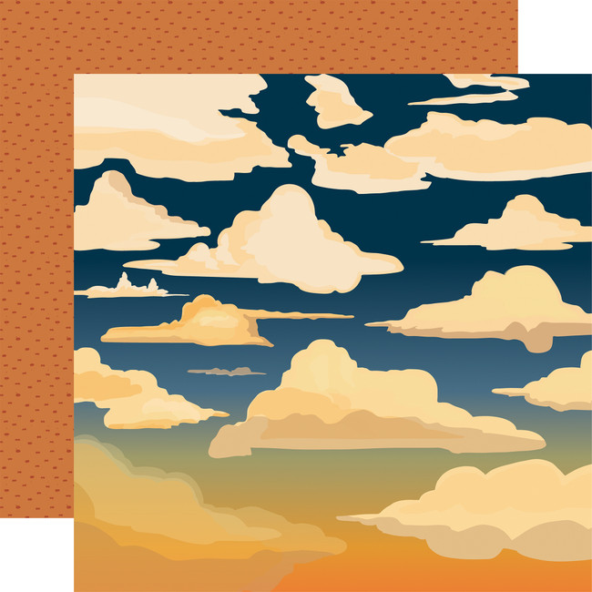 National Parks No. 2: Cloudy Sky 12x12 Patterned Paper