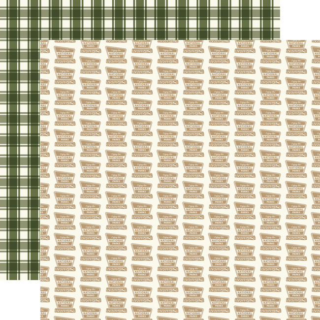 National Parks No. 2: Enjoy The National Parks 12x12 Patterned Paper