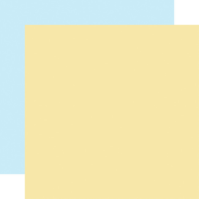 Greece: Yellow / Sky Blue 12x12 Coordinating Solid Paper