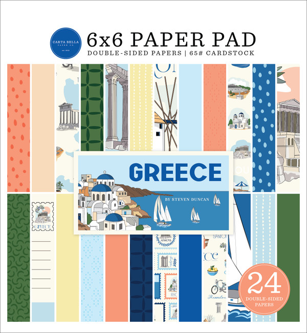 Greece 6x6 Paper Pad