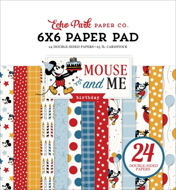 Mouse And Me Birthday 6x6 Paper Pad