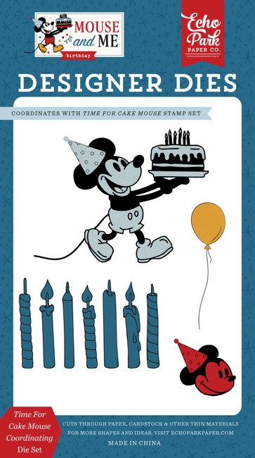 Mouse And Me Birthday: Time For Cake Mouse Coordinating Small Die Set