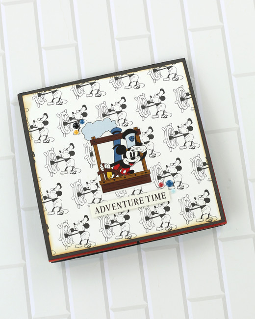 Mouse and Me Waterfall Mini Album Card Digital Instructions