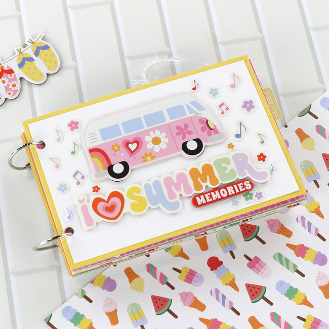 Our Groovy Summer Mini Album Digital Instructions