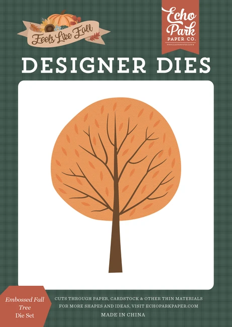 Feels Like Fall: Embossed Fall Tree Medium Die Set