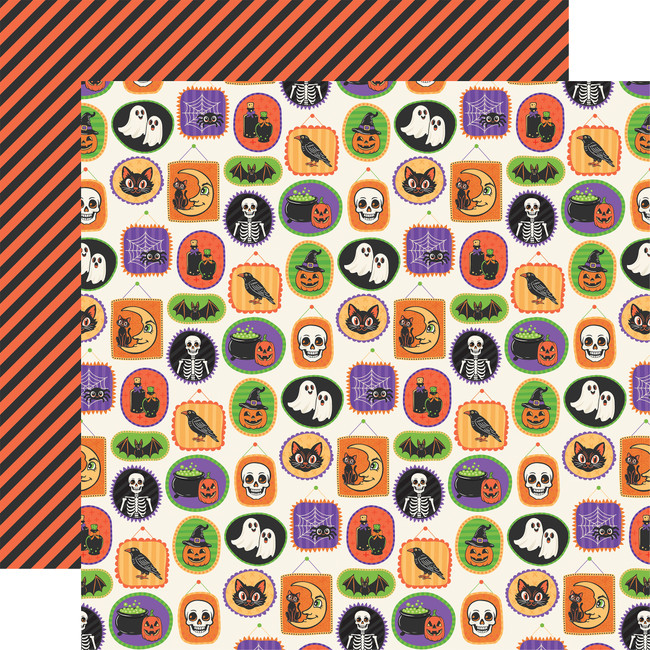 Halloween Parade: Haunted Portraits 12x12 Patterned Paper