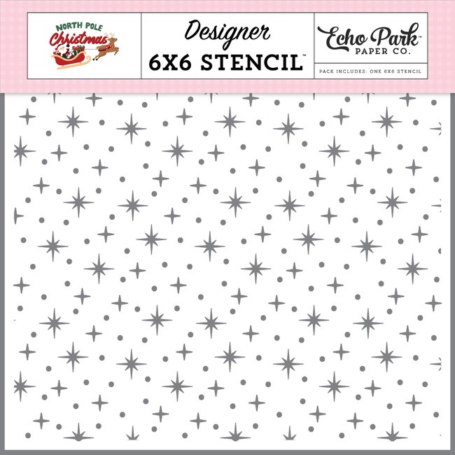 North Pole Christmas: Christmas Glimmer Stencil