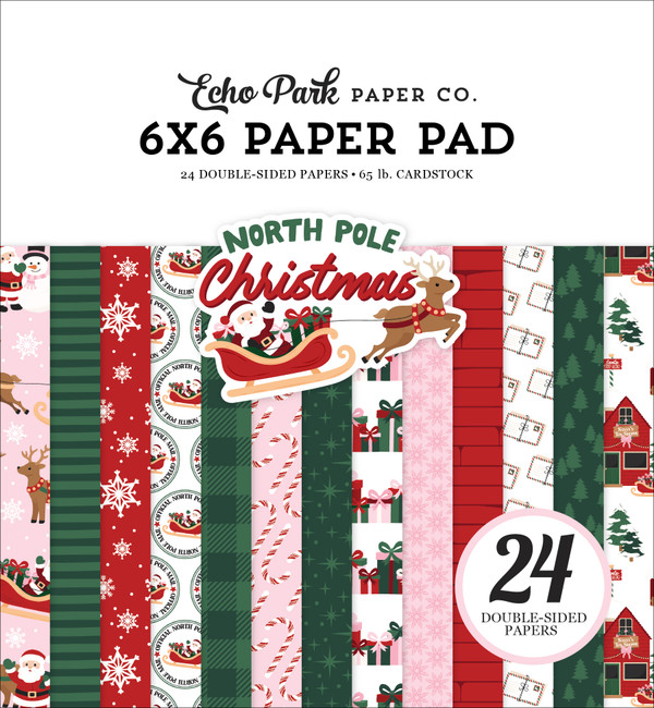 North Pole Christmas 6x6 Paper Pad