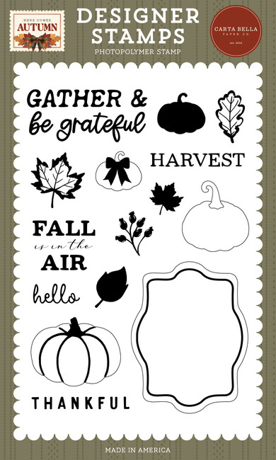 Here Comes Autumn: Gather And Be Grateful Stamp Set