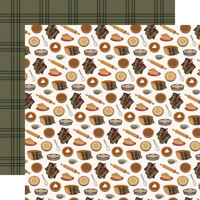 Here Comes Autumn: Harvest Baking Days 12x12 Patterned Paper
