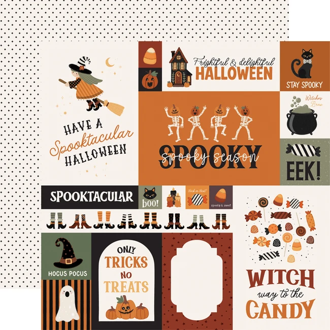 Handmade Halloween: Multi Journaling Cards 12x12 Patterned Paper