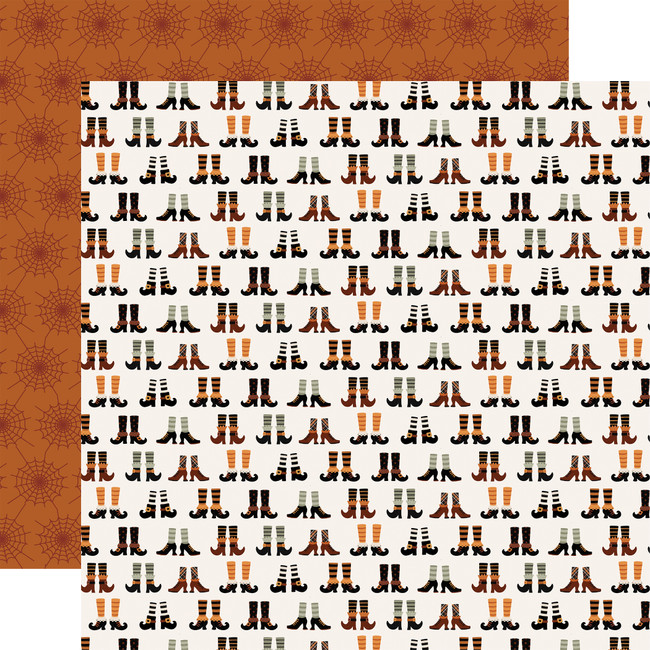 Handmade Halloween: Smell My Witchy Feet 12x12 Patterned Paper