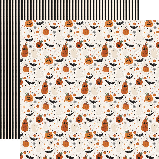 Handmade Halloween: Spooky Wishes 12x12 Patterned Paper