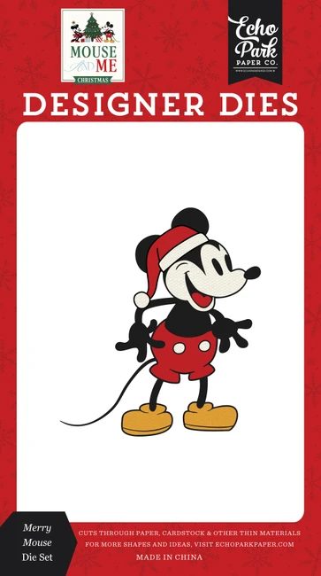 Mouse And Me Christmas: Merry Mouse Small Die Set