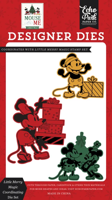Mouse And Me Christmas: Little Merry Magic Coordinating Small Die Set