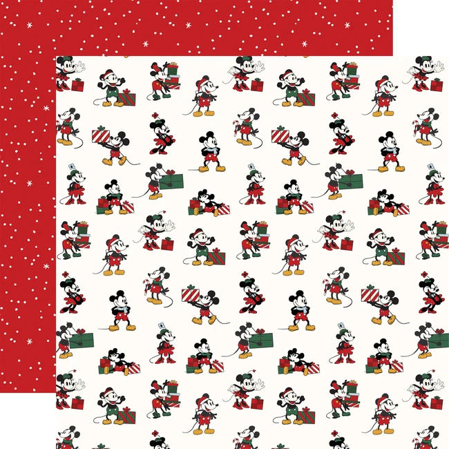 Mouse And Me Christmas: Present Pals 12x12 Patterned Paper