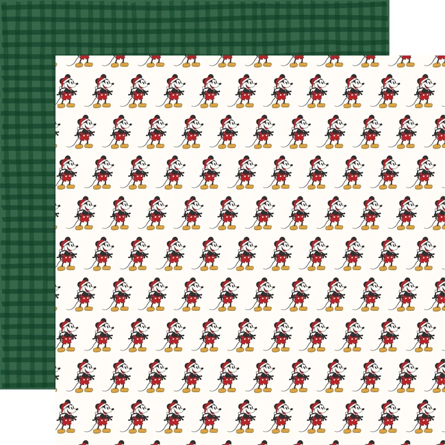 Mouse And Me Christmas: Santa Mouse 12x12 Patterned Paper