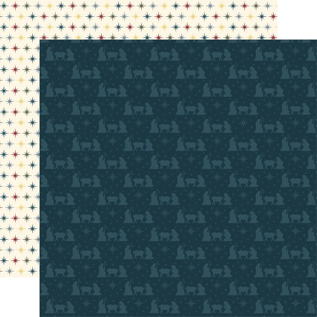 Joy To The World: Away In A Manger 12x12 Patterned Paper