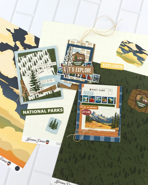 National Parks No. 2 Cards and Tag Digital Instructions