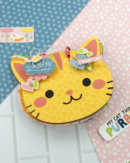 Cat Lover Mini Album Digital Instructions