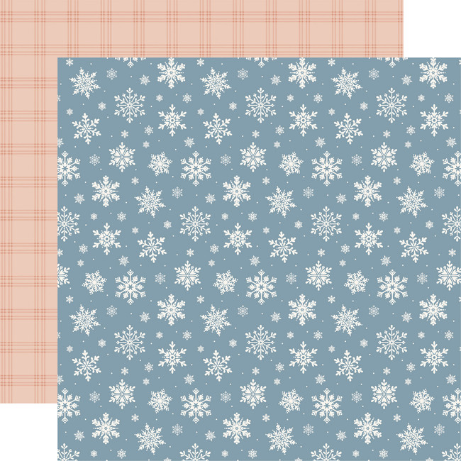 Silly Goose Winter: Goosey Snowflakes 12x12 Patterned Paper
